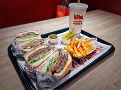 火烤双层牛肉特堡-The Habit Burger Grill 哈比特汉堡(复兴soho店)