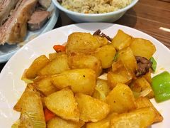 炸土豆块-清真·益鑫羊肉手抓馆(花园北街店)