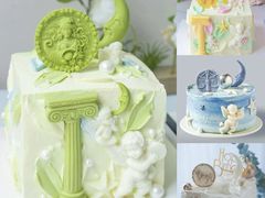 -咖咖熊蛋糕定制·英国蓝风车动物性淡奶油