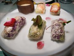 漫步花开彩虹卷-蜜桃花开·中西融合菜E&W(南长街店)