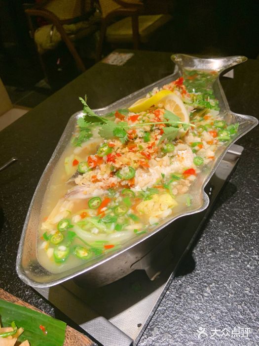 忆暹罗·金泰国餐厅(和义店)青柠檬蒸鱼图片
