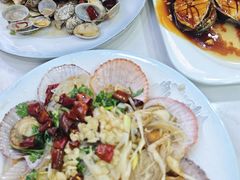 油泼扇贝-来之顺海鲜菜馆·青岛菜·始于1993(栈桥店)