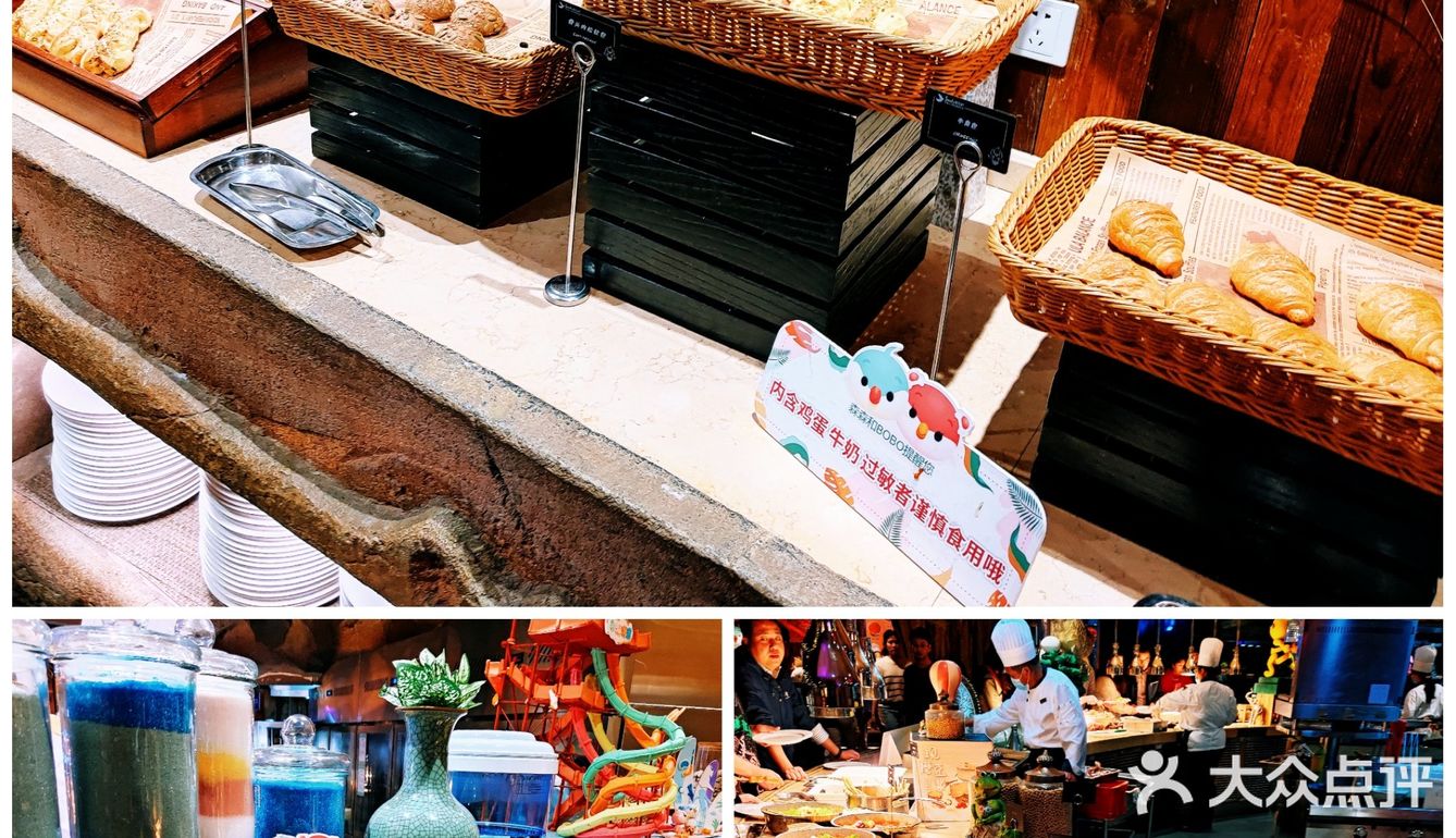 近300个餐位，结账都需要排队的热带丛林主题自助餐