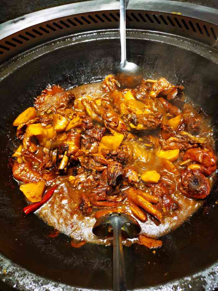 他五叔东北地锅菜(磐石路店)-"我们来他五叔家非常高兴90 主要是