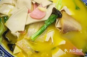 Meat Soup with Tofu Sheets