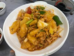 菠萝炒鸡柳-凤城康记饭店