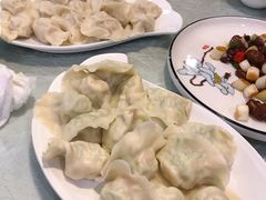 角瓜鸡蛋虾仁水饺-黄家饺子东北特色菜馆(湖滨商业街店)