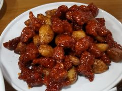 黑蒜子牛肉粒-陈傻子餐厅(世纪都会店)