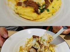滑蛋牛柳饭-汤去三面