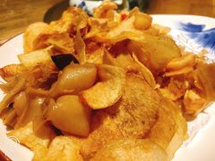 土豆片栲栳栳-一盏明灯全素斋(殊像寺店)