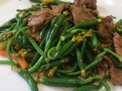 青瓜花炒牛柳-绿雅居原生态农庄(小涌店)