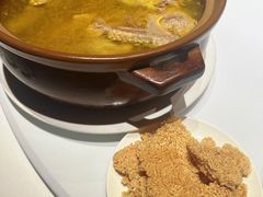 鸭汤配锅巴-品粹徽园·家常安徽菜