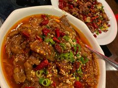 水煮牛肉-China Red Restaurant 满庭红川菜馆