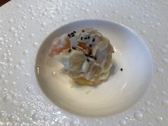珊汁芥味虾球-翕间食·精致淮扬菜(江苏大剧院店)