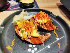芒果鹅肝握寿司-鲔吞·和牛寿喜烧(闵行区绿瘦酒店)