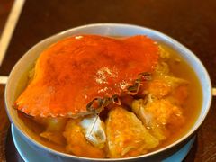 鸡油花雕蒸三门蟹-杭州西子湖四季酒店·金沙厅