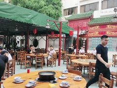 大堂-麒麟羊庄酒店内庭院(新风街豪威麒麟店)