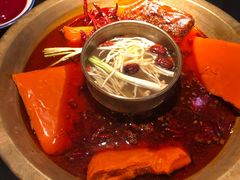 鸳鸯锅底-王婆乔鲜鱼自助火锅(蜀汉路店)