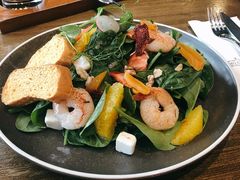 Orange&nbsp;Prawn&nbsp;&&nbsp;Feta&nbsp;Cheese&nbsp;Baby&nbsp;Spinach&nbsp;Salad-万泰丰(万兆丰中心店)
