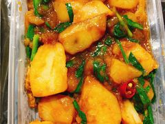 韭菜炒土豆-兰园快餐(环城西路店)