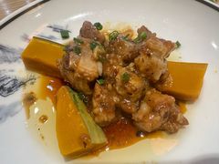 栗子南瓜蒸排骨-德胜轩正宗顺德菜(宝安沙井会展中心店)