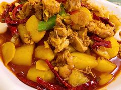新疆大盘鸡-新疆红柳花餐厅(新洲店)