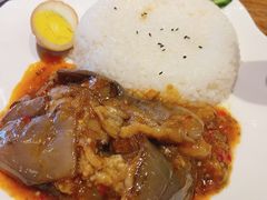 茄子盖浇饭-子午路张记肉夹馍(兵马俑店)