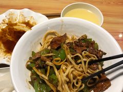 酱爆猪肝面-富源春面馆(四川北路店)