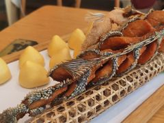 虾油海鲈鱼-山东宾馆·齐鲁苑餐厅
