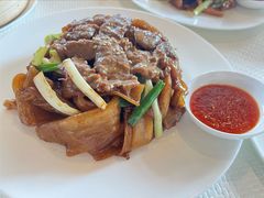 干炒牛肉河粉-铭家点心(秦岭路店)