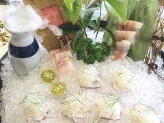 日式吊水皖鱼刺身-猪肉婆·德景轩