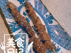 烤羊肉串-探鱼·鲜青椒爽麻烤鱼(天河优托邦店)