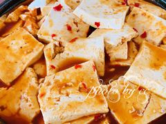 石板豆腐-北京龙庆四季香农家饭庄·灶台鱼·碳烤虹鳟鱼(龙庆峡店)