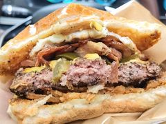 超厚野菌培根牛肉堡-魏斯理汉堡(西安沣东吾悦店)
