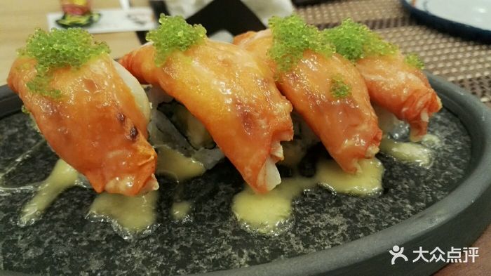 金井日本料理雪蟹焗寿司卷图片 - 第3张