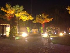 园林夜景-大汗行宫园林餐厅