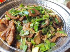 辣椒炒牦牛肉（熟）-品味泸沽湖•民族特色菜(大落水店)