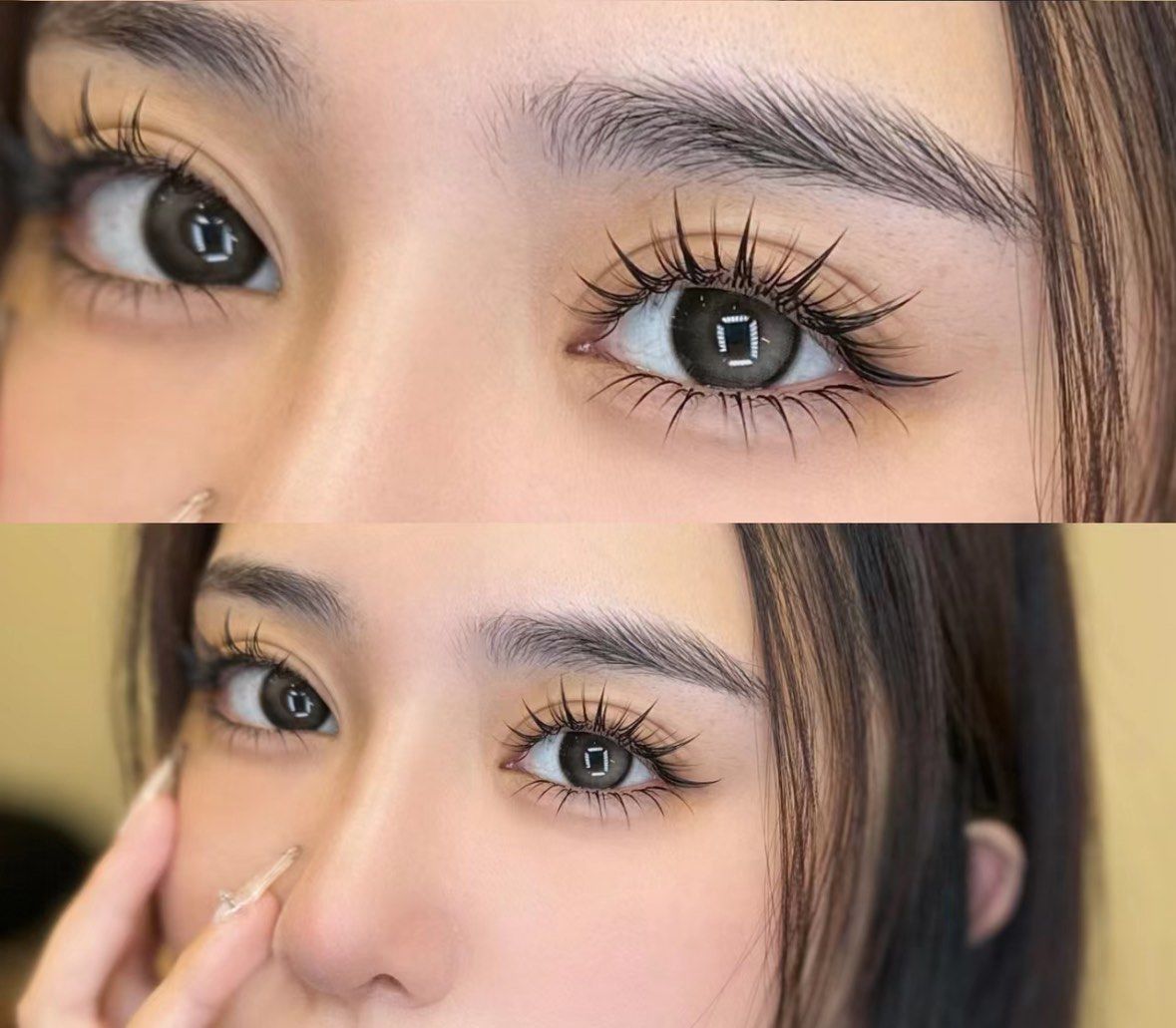 美女子的眼睫毛应该是这样的对吗