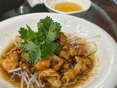 大鹅肠爆炒豉油王豆芽-达濠炒饭·潮汕味道
