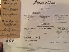菜单-Burger & Lobster(Dean Street)