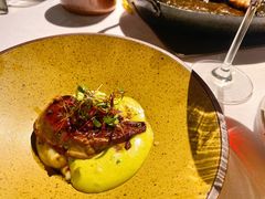 煎鹅肝配土豆泥与15年陈年黑醋-Bistro Wang 牛排馆