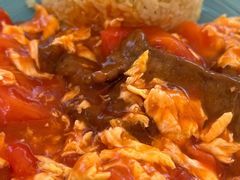 鲜茄鸡蛋牛肉饭-皇后餐厅-煲仔·小菜·打边炉(古北店)