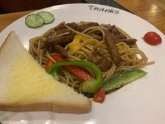 黑椒牛柳意面-Thanks美式餐厅(汉堡咖啡店)