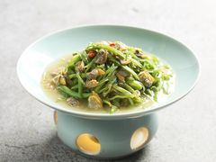 蚬肉烩油豆角-百富源·海鲜辽菜(和平北大街店)