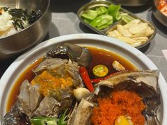 -草家酱蟹炭火烤肉店(珲春南路一店)