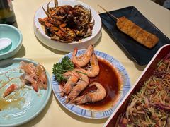 -嗨辣小聚·盘锦河蟹·海鲜烧烤龙虾(盘锦十年好店)