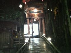 -天门沟九州驿站树上汤泉