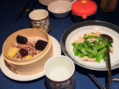 龙豆拌鲜核桃仁-老吉堂上海本帮菜(工体店)