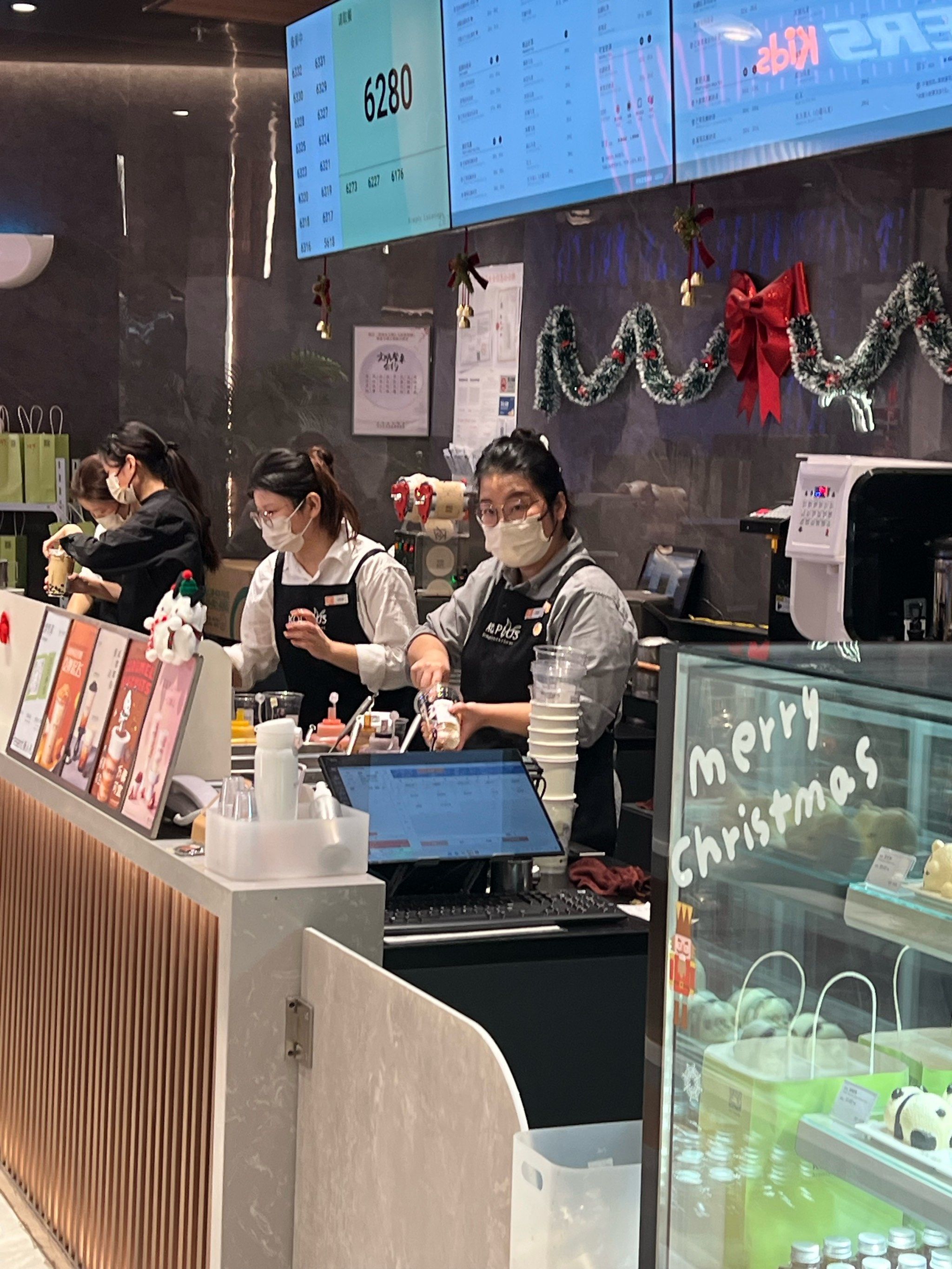 奶茶店收银