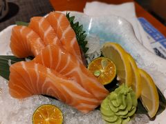 三文鱼刺身-有喜屋·烧鸟·居酒屋(三钢里店)